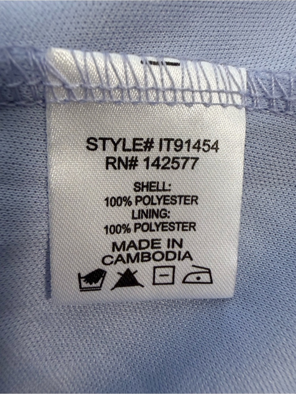 NWT IRIS Lavender Swiss Dot Sheer Mesh Flutter Sleeve Top – Size Small - Picture 8 of 10